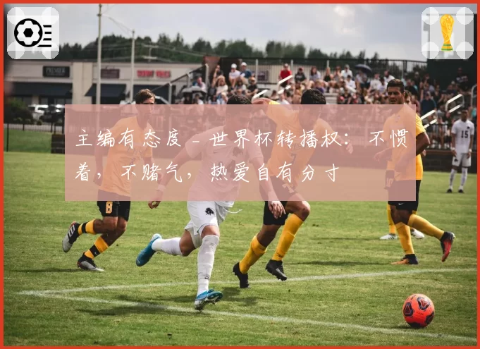 主编有态度 _ 世界杯转播权：不惯着，不赌气，热爱自有分寸